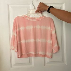 Tie-died crop top.